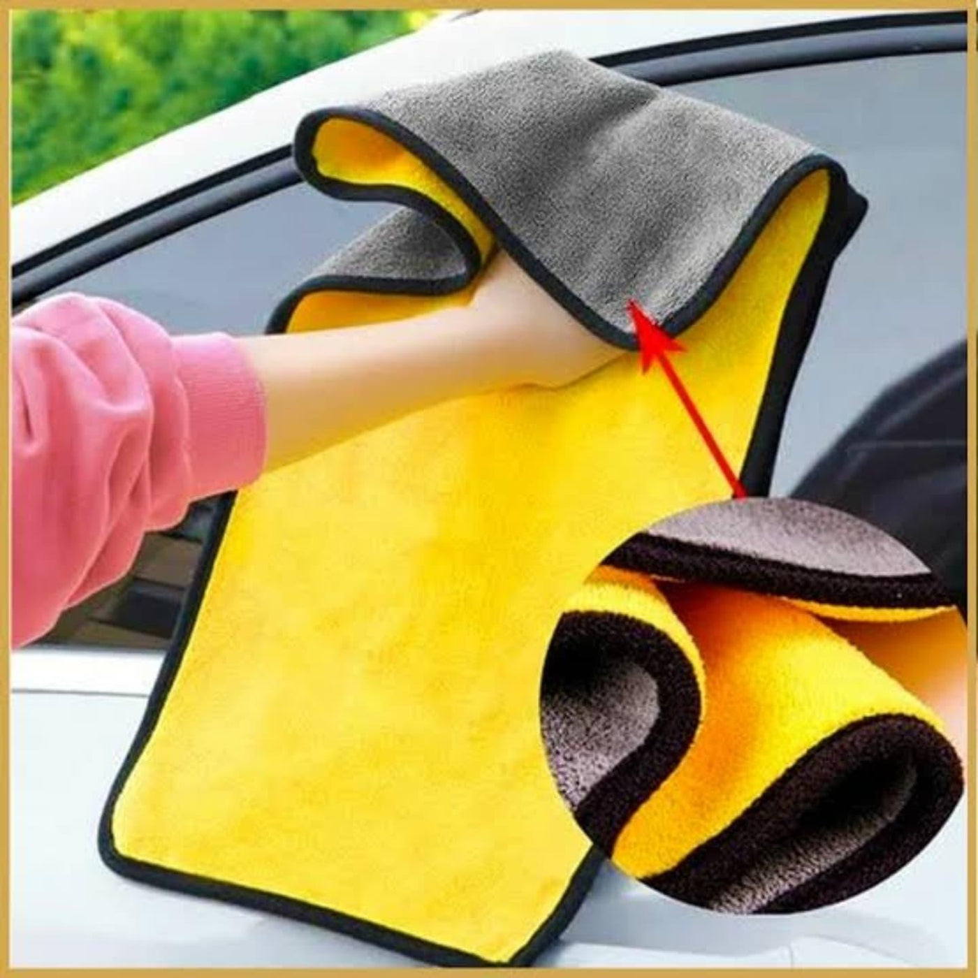 Double Sided Microfiber Cloth